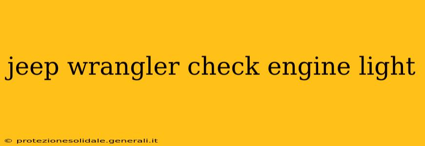 jeep wrangler check engine light