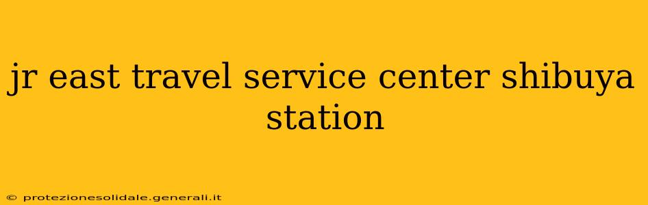 jr east travel service center shibuya station