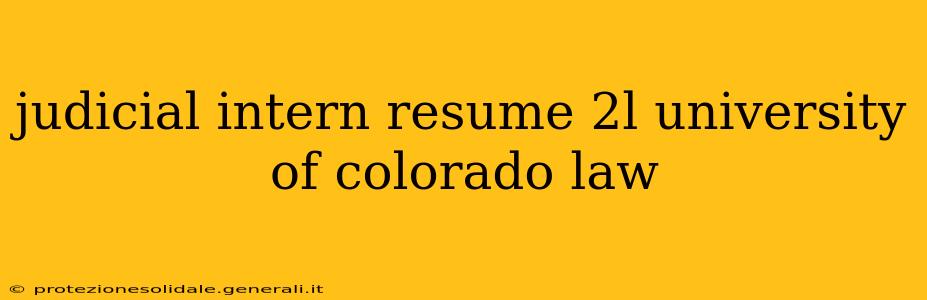 judicial intern resume 2l university of colorado law