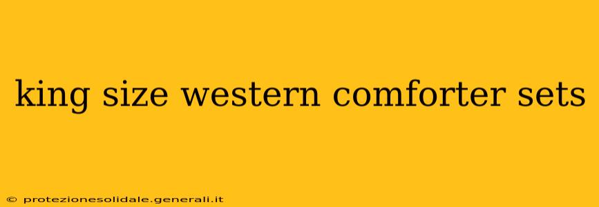 king size western comforter sets