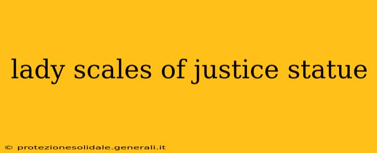 lady scales of justice statue