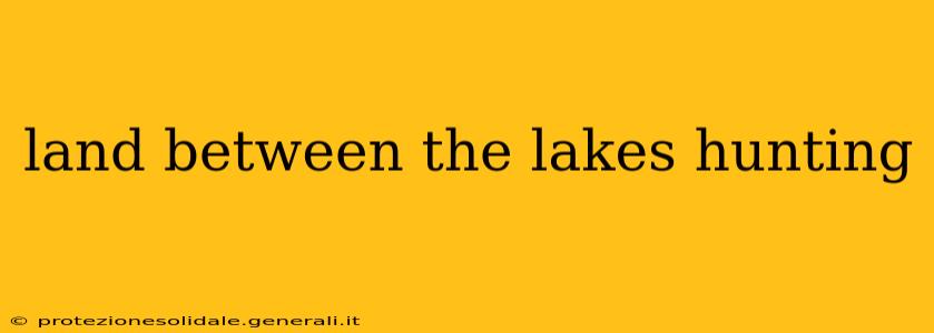 land between the lakes hunting