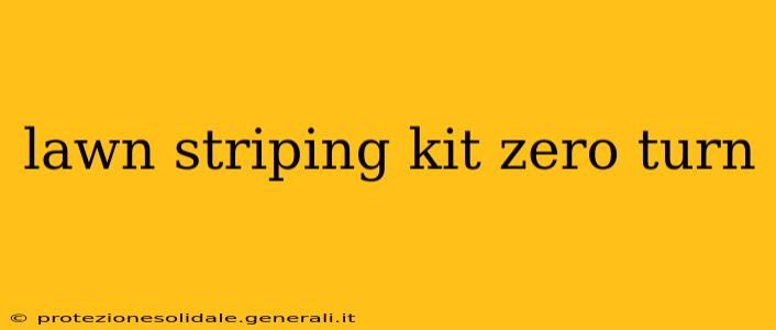 lawn striping kit zero turn