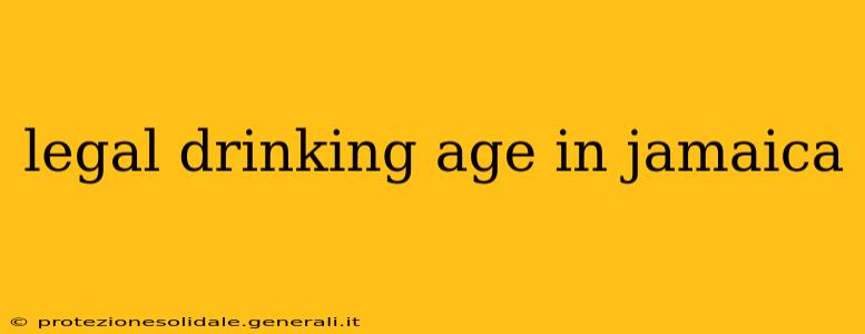 legal drinking age in jamaica