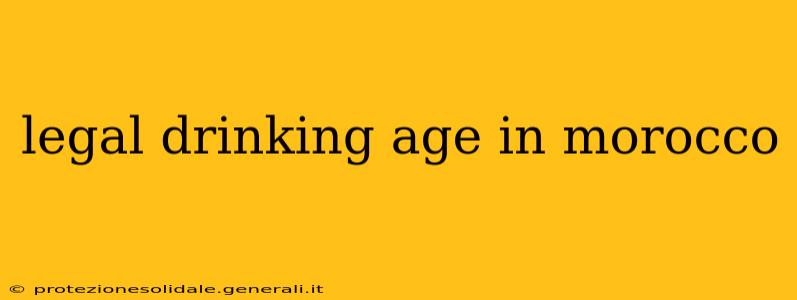 legal drinking age in morocco