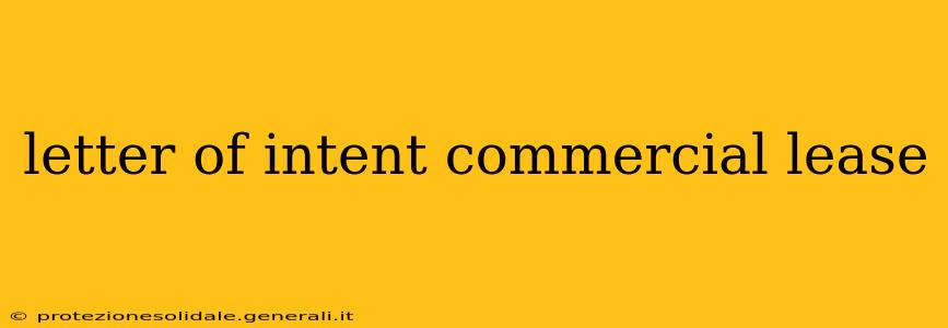 letter of intent commercial lease