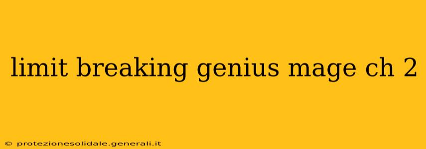 limit breaking genius mage ch 2
