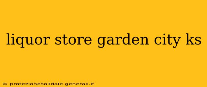liquor store garden city ks