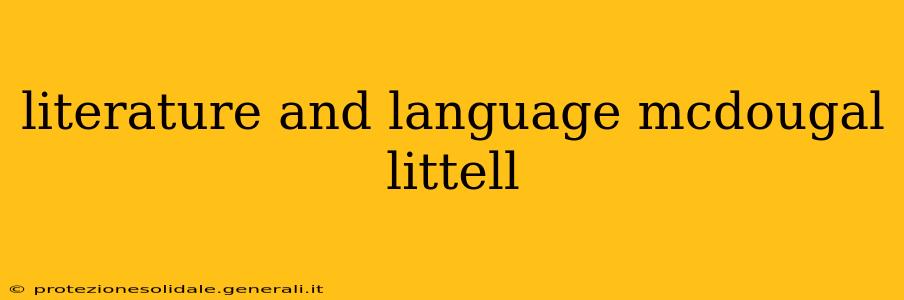 literature and language mcdougal littell