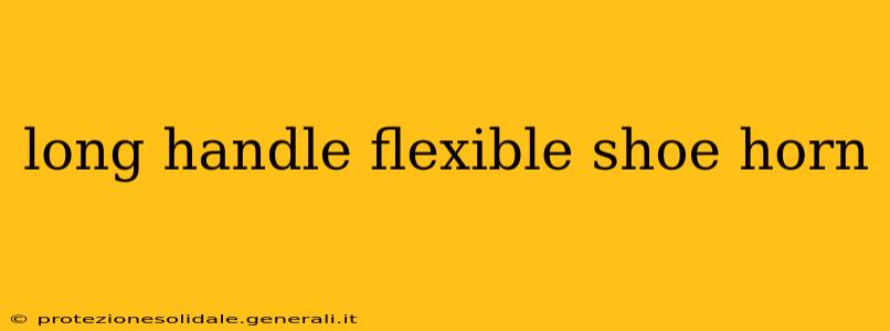 long handle flexible shoe horn