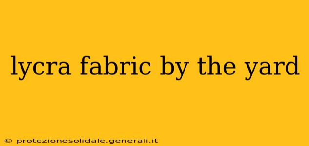 lycra fabric by the yard
