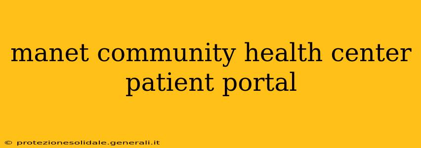manet community health center patient portal