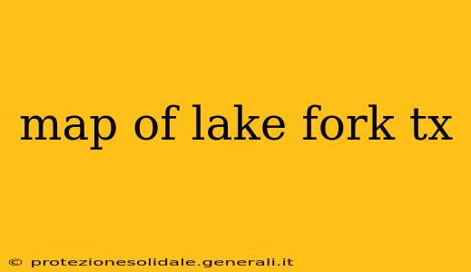 map of lake fork tx