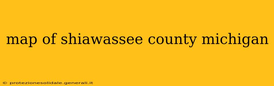 map of shiawassee county michigan