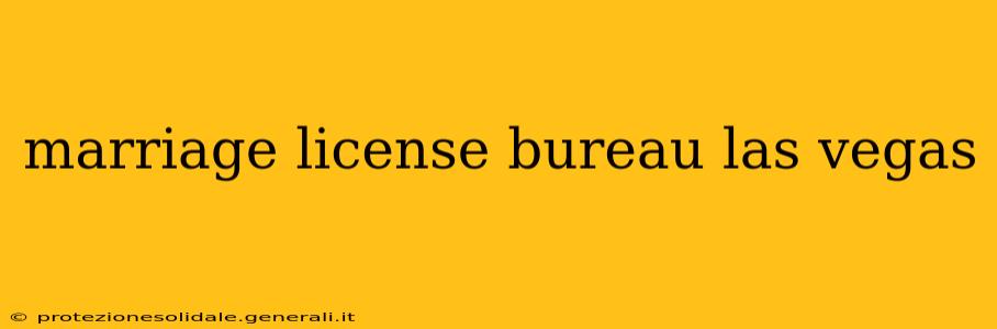marriage license bureau las vegas