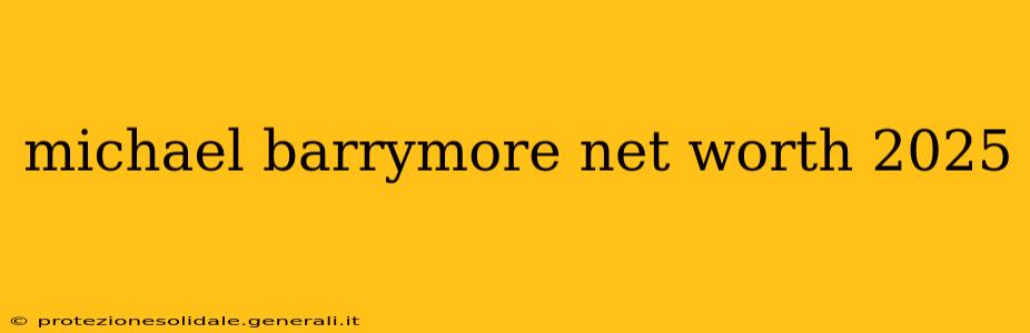 michael barrymore net worth 2025