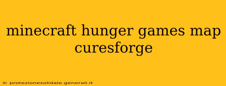 minecraft hunger games map curesforge
