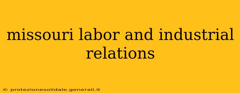 missouri labor and industrial relations