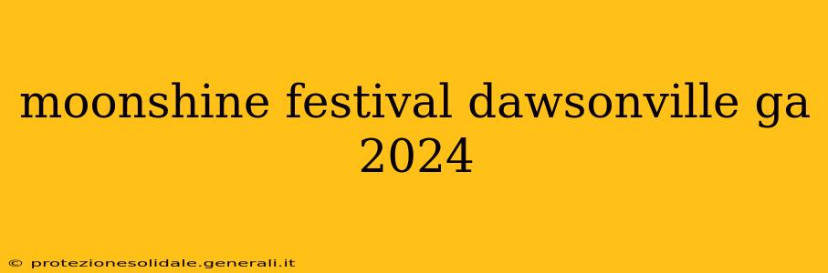 moonshine festival dawsonville ga 2024