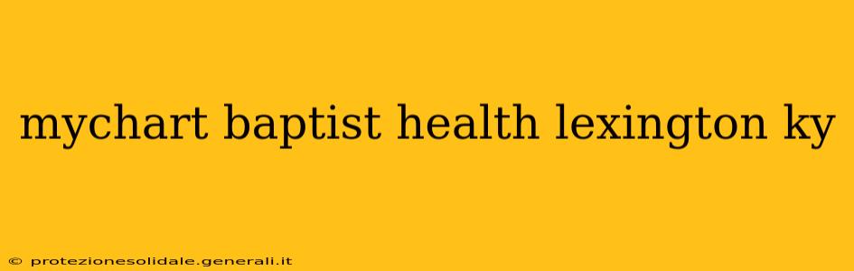 mychart baptist health lexington ky