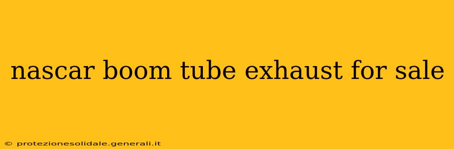 nascar boom tube exhaust for sale