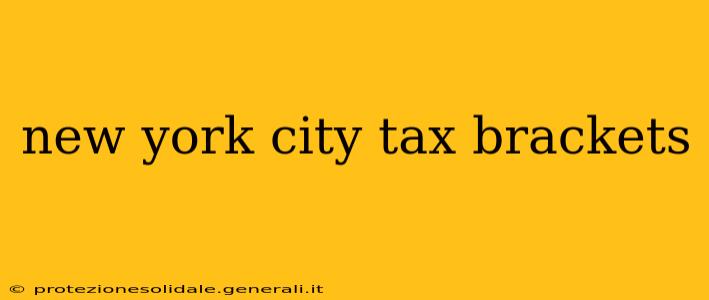 new york city tax brackets