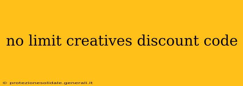 no limit creatives discount code
