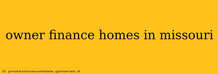 owner finance homes in missouri