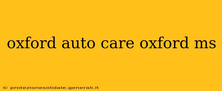 oxford auto care oxford ms