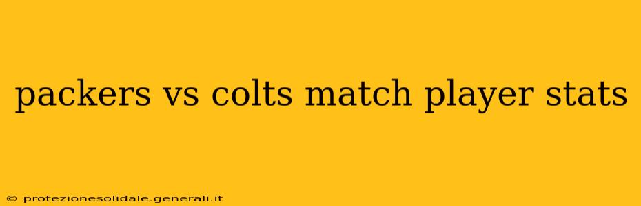 packers vs colts match player stats