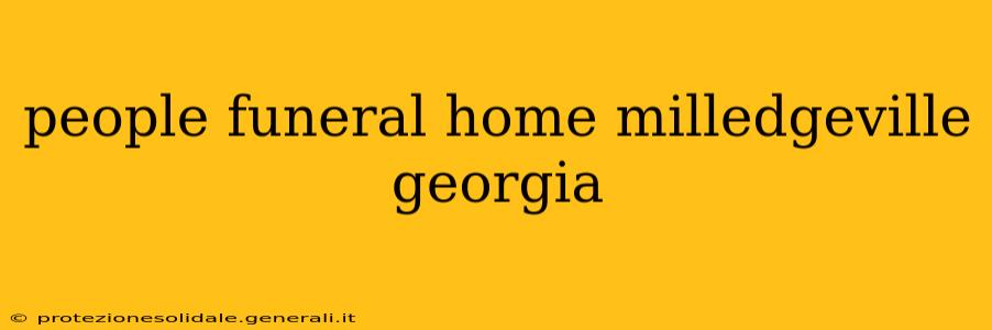 people funeral home milledgeville georgia