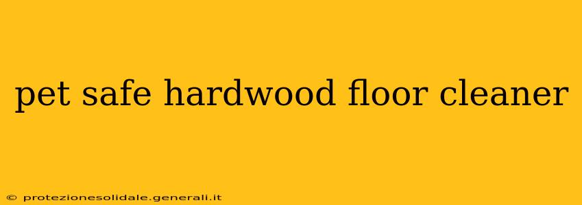pet safe hardwood floor cleaner