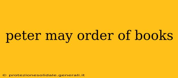 peter may order of books