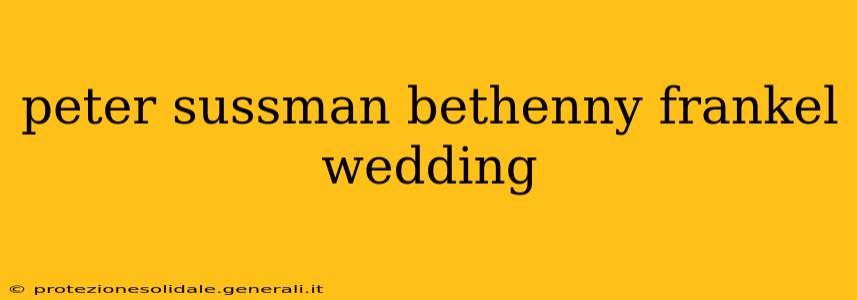peter sussman bethenny frankel wedding