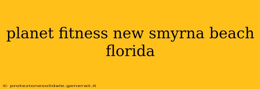 planet fitness new smyrna beach florida