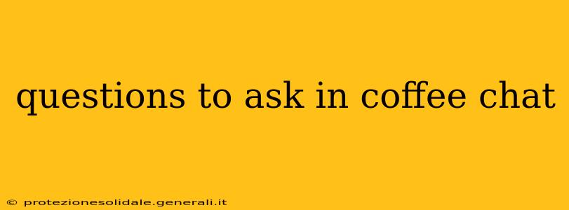 questions to ask in coffee chat
