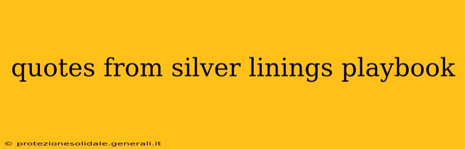 quotes from silver linings playbook