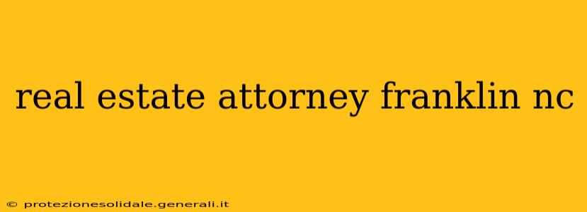 real estate attorney franklin nc