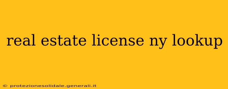 real estate license ny lookup