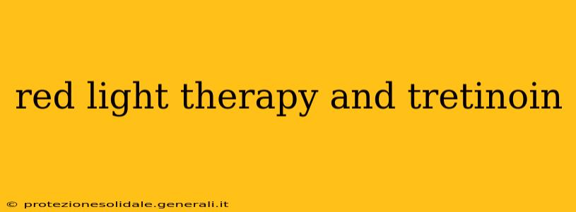 red light therapy and tretinoin