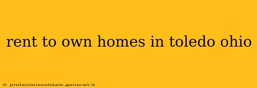 rent to own homes in toledo ohio