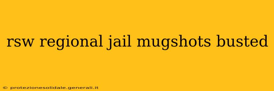 rsw regional jail mugshots busted