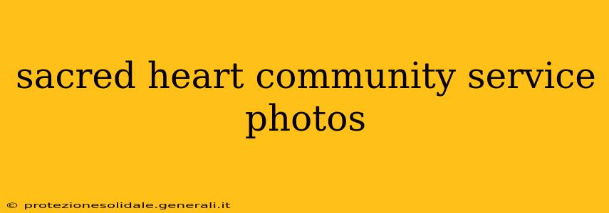 sacred heart community service photos