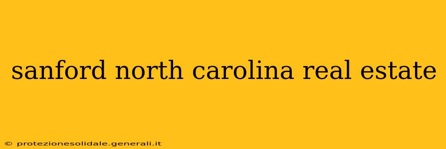 sanford north carolina real estate