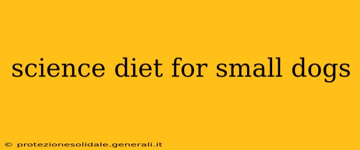 science diet for small dogs