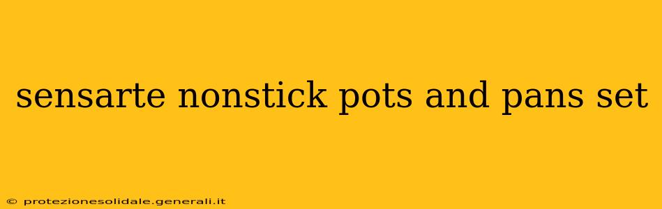 sensarte nonstick pots and pans set