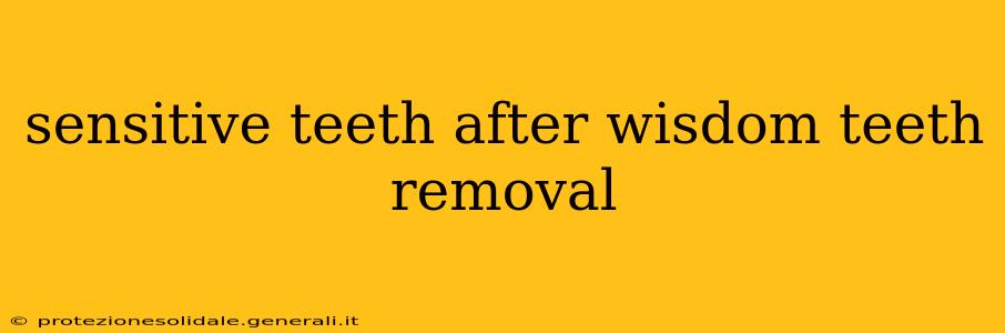 sensitive teeth after wisdom teeth removal
