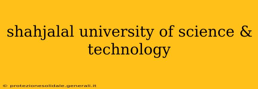 shahjalal university of science & technology
