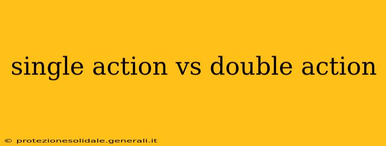 single action vs double action