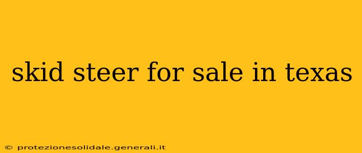 skid steer for sale in texas